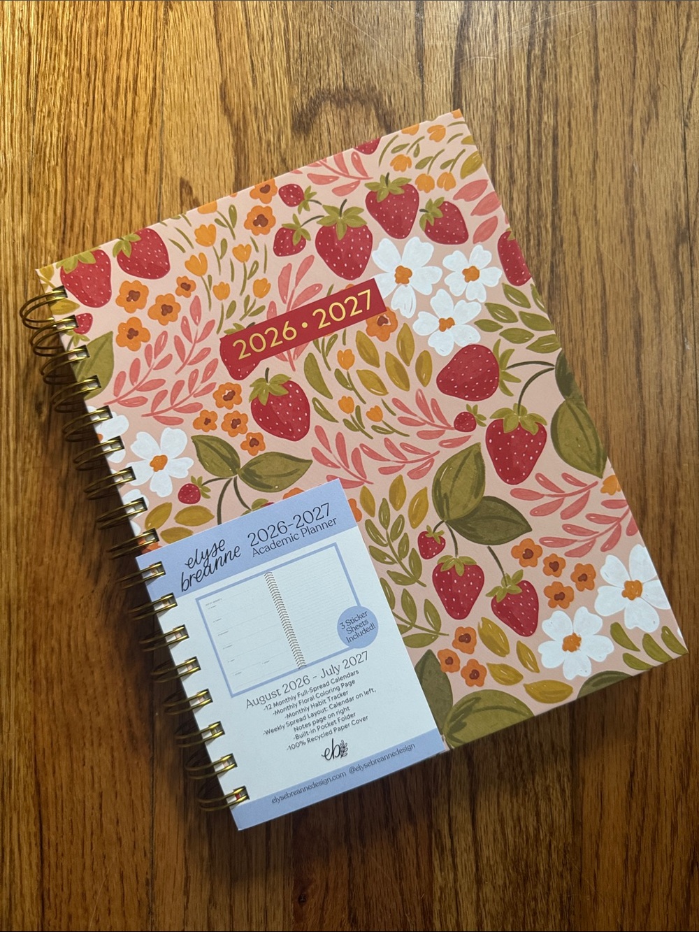 2026-2027 Strawberry Academic Planner